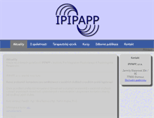 Tablet Screenshot of ipipapp.cz